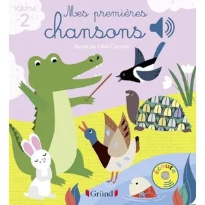 ISBN Grund Mes premières chansons volume 2 Livre sonore avec 6 puces Dès 1 an pas cher