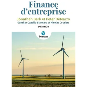 Pearson France Finance d'entreprise 6e édition pas cher