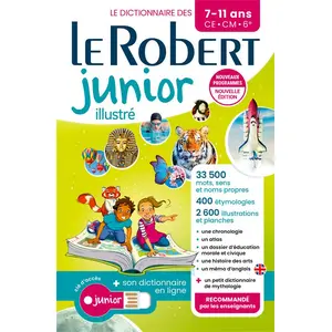 ISBN Le Robert Junior Illustré et son dictionnaire en ligne + clé pas cher