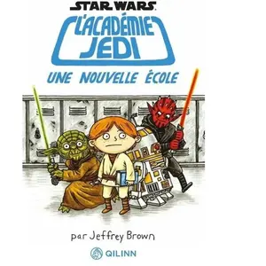 L'Académie Jedi - Tome 1 - Une nouvelle école - Jeffrey Brown - Qilinn Editions - broché - Comics broché pas cher