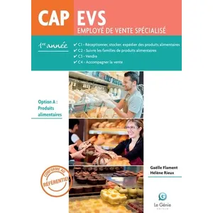 Comparateur de prix : Le Genie Editeur CAP EVS C1.C2.C3.C4 OPTION A - 1ère année  FLAMENT/RIEUX (Auteur)