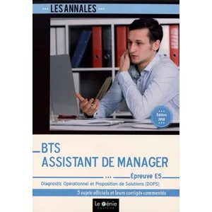 Comparateur de prix : Genie Des Glaciers BTS Assistant de Manager - Épreuve E5