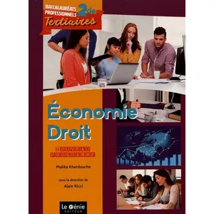 Comparateur de prix : Le Genie Editeur Économie-Droit - Tous Bac Pro Tertaires - Seconde professionnelle