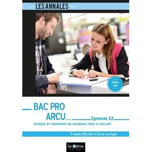 Comparateur de prix : Genie Des Glaciers Bac Pro ARCU - Épreuve E2