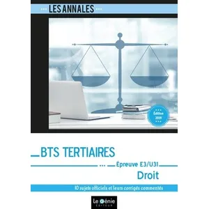 Comparateur de prix : Genie Des Glaciers BTS Tertiaires - Droit