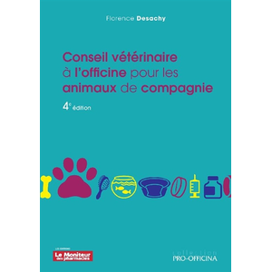 Comparateur de prix : Moniteur Des Pharmacies Et Des Laboratoires Conseil veterinaire a l'officine pour les animaux de cie 4e ed