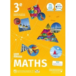 Comparateur de prix : Lelivrescolaire.fr Maths 3e : manuel collaboratif : conforme aux nouveaux repères de progression