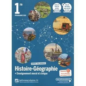 Comparateur de prix : Lelivrescolaire.fr Histoire-Géographie + Enseignement Moral Et Civique 1re - Manuel De L'élève