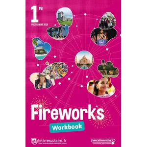 Lelivrescolaire.fr Anglais 1re Fireworks : Workbook pas cher