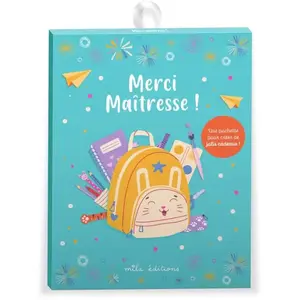Comparateur de prix : Mila Boutan Eds Merci maîtresse ! Une pochette pour créer de jolis cadeaux