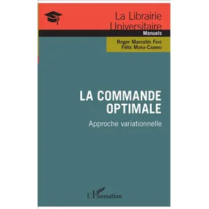 L'harmattan La commande optimale pas cher