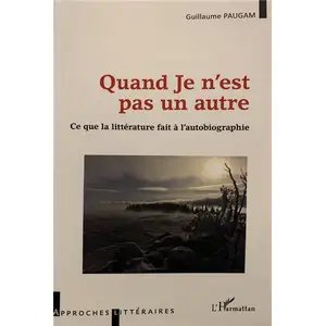 L'harmattan Quand Je n'est pas un autre pas cher