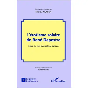 L'harmattan L'érotisme solaire de René Depestre pas cher