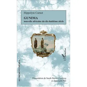 L'harmattan Gunima pas cher