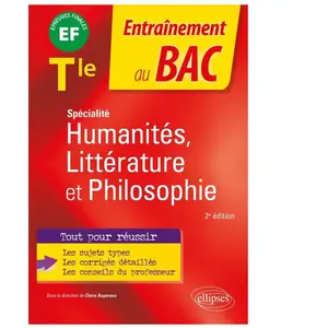Spécialité Humanités, Littérature Et Philosophie Tle