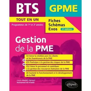 Ellipses BTS gestion de la PME : tout en un, programmes de 1re et 2e années pas cher