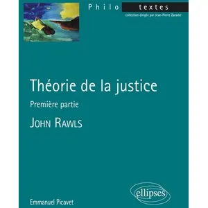 Comparateur de prix : Ellipses John Rawls, Théorie de la justice, Première partie