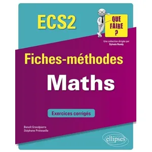 Ellipses Mathématiques Ecs 2e Année pas cher