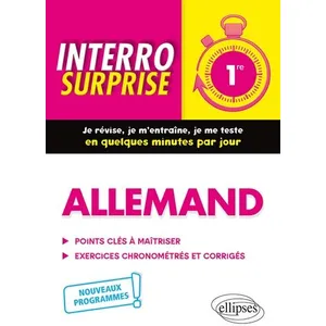 Comparateur de prix : Ellipses Allemand - Première - nouveaux programmes