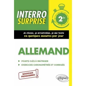 Ellipses Allemand - Seconde - nouveaux programmes pas cher