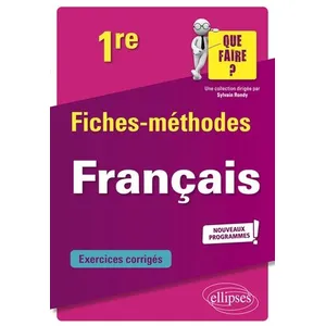Ellipses Français - Première nouveaux programmes pas cher