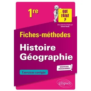 Comparateur de prix : Ellipses Histoire Géographie - Première - nouveaux programmes