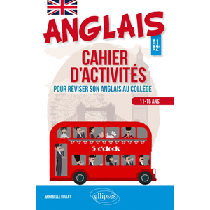 Ellipses Anglais. Cahier d'activités pour apprendre ou réviser son ang... pas cher