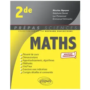 Comparateur de prix : Ellipses Mathématiques - Seconde - 2e édition broché
