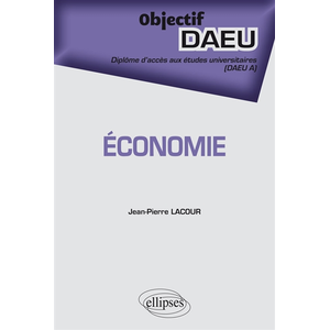 Ellipses Économie - DAEU A pas cher