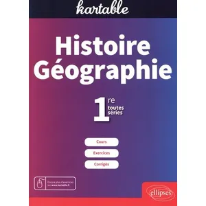 Comparateur de prix : Ellipses Histoire et géographie - 1re toutes séries - cours, exercices, corrigés