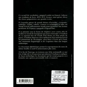 Ellipses Vocabulaire thématique espagnol contemporain - 3e édition actualisée pas cher