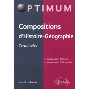 Ellipses Compositions d'Histoire Géographie - Terminales pas cher