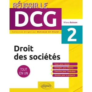 Ellipses UE2 - Droit des sociétés - UE2 pas cher