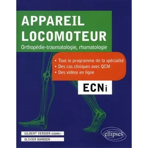 Comparateur de prix : Ellipses Appareil Locomoteur: ECNi. Tout le programme de la spécialité, Des cas cliniques avec QCM, Des vidéos en ligne