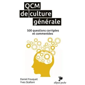 Comparateur de prix : Ellipses QCM de culture générale. 500 questions corrigées.