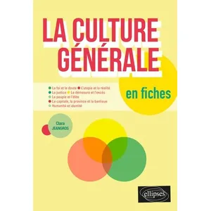 Comparateur de prix : Ellipses La culture générale en fiches