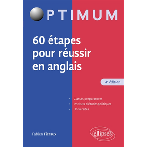 Comparateur de prix : Ellipses 60 étapes pour réussir en anglais - 4e édition Fabien Fichaux (Auteur)