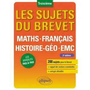 Comparateur de prix : Ellipses Les sujets du brevet - toutes matières - nouveau programme et épreuves - 2e édition