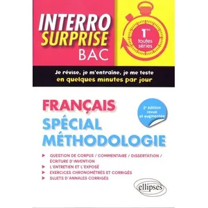 Comparateur de prix : Ellipses Français 1re toutes séries. Spécial méthodologie - 2e édition