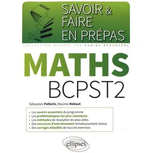 Ellipses Mathématiques BCPST2 pas cher