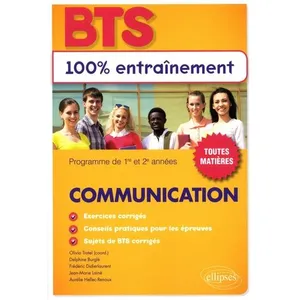 Comparateur de prix : Ellipses BTS communication : programme de 1re et 2e années : toutes matières