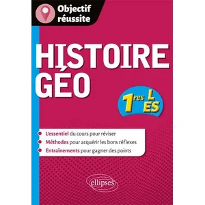 Ellipses Histoire-Géographie - Premières L et ES pas cher