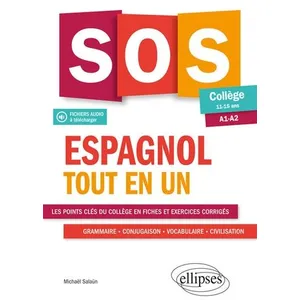 Comparateur de prix : Ellipses Espagnol Tout En Un - Collège 11-15 Ans A1-A2