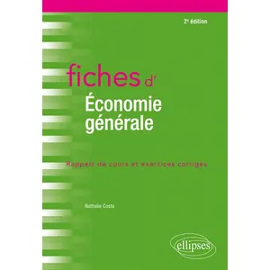 Ellipses Fiches d'économie générale - 2e édition pas cher
