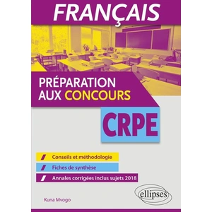 Ellipses Français - Préparation aux concours CRPE pas cher
