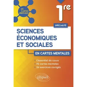 Ellipses Spécialité sciences économiques et sociales - Première broché pas cher