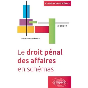 Ellipses Le droit pénal des affaires en schémas pas cher
