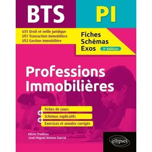 Comparateur de prix : Ellipses BTS Professions immobilières Programmes de 1re et 2e années: Annales corrigées