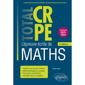 Ellipses Réussir L?Épreuve Écrite De Mathématiques pas cher