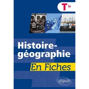 Ellipses Histoire géographie en fiches, terminale tronc commun pas cher